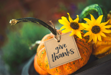 This Fall, focus on gratitude